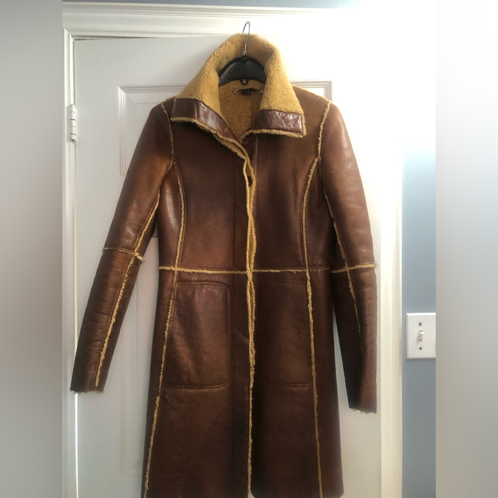 Lamb/sheepskin leather jacket